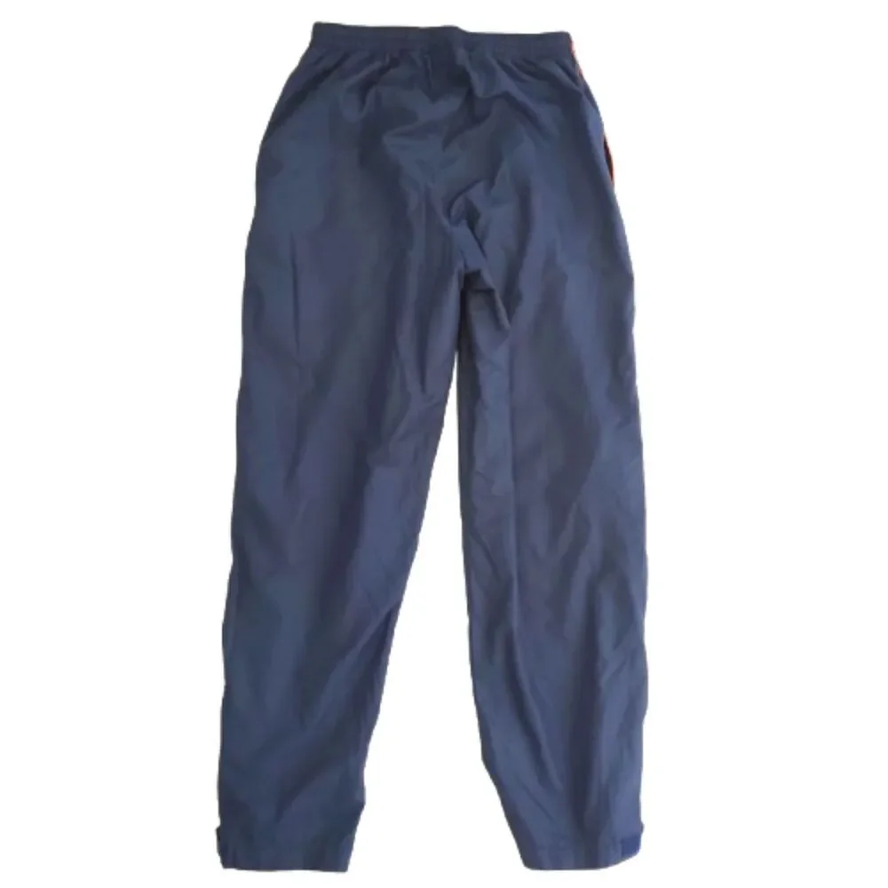 Adidas Mens L Navy Blue Orange Windbreaker Jacket Track Pants Tracksuit Set